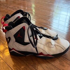 Jordan Kids Sneakers - White, Black, and Red